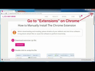 Как установить расширения Lovense в google Chrome