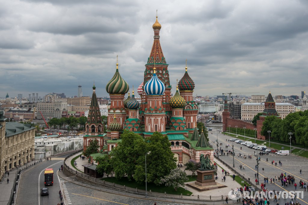 Храм василия блаженного вид сверху