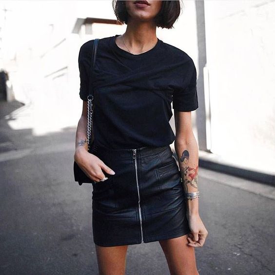 All black