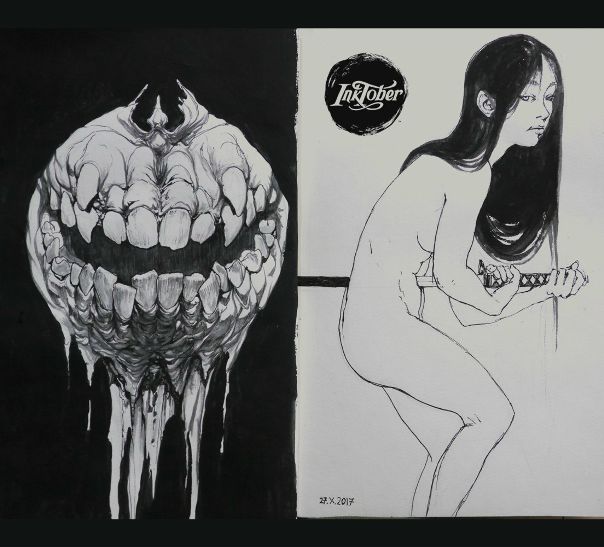 #InkTober by #MartaDettlaff