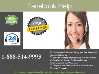 Get Instant Facebook Help 1-888-514-9993 .