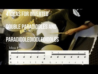 Drum Lesson - Rudiments (#24) - 4 ideas for different inverted Paradiddles
