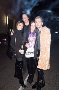Bill Kaulitz, Natalie Franz, Joerg Koch, Maria Koch - Milan, Italy, 22.02.2017