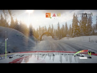 WRC 7 gameplay: Lefebvre @ Rally Sweden