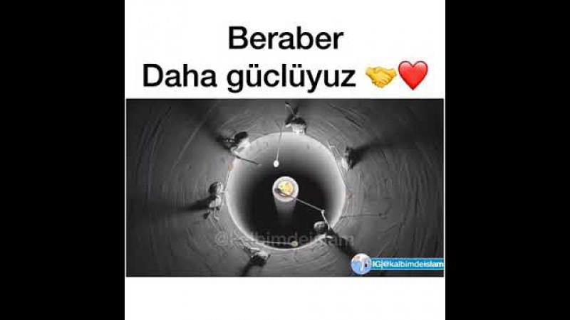 Beraber daha güçlüyüz kalbimde sen