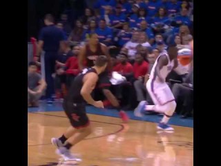 Victor Oladipo and the okc thunder are running early