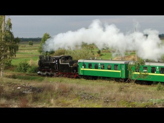 Narrow gauge steam locomotive / Паровоз Гр-280. Янтарный край