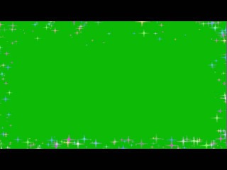 Green Screen Sparkle Frame Glitters Colour Shiny Футаж Рамка Блеск цветной Хромакей