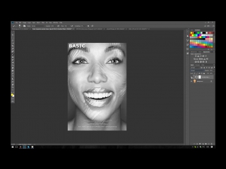 PS CC 2018 - Вспомогательный слой для работы с dodgeburn (gradient map)