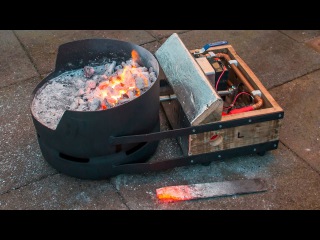 Homemade Portable DIY Blacksmiths Forge