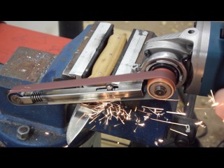 Making a Power File | Angle Grinder Hack | Grinder Attachment