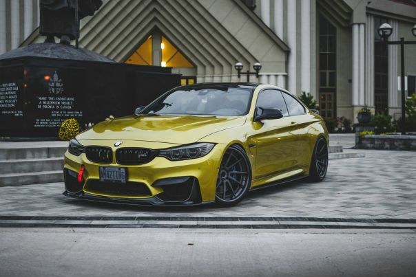 Lowered #BMW F82 ///M4 on Brixton Forged wheels: r10d .