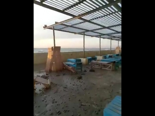 Алушта. Последствия шторма. 27 сентября 2017