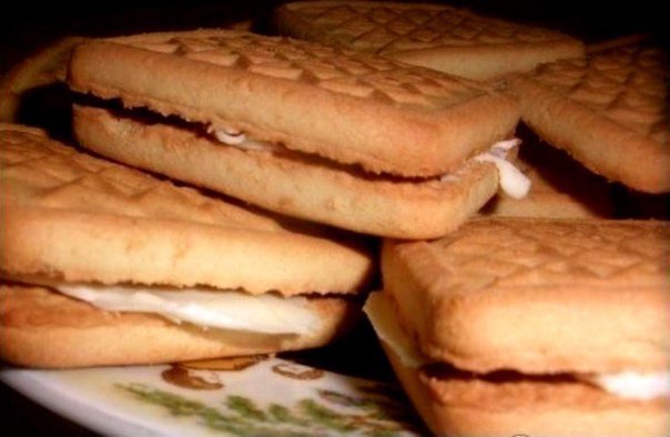 Пирожное из печенья 