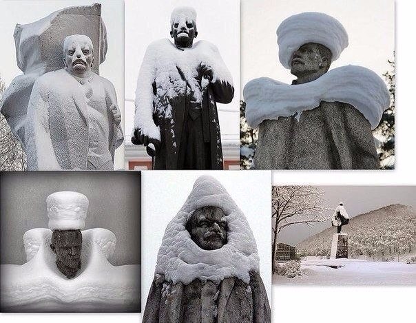Ленин в моде при любой погоде