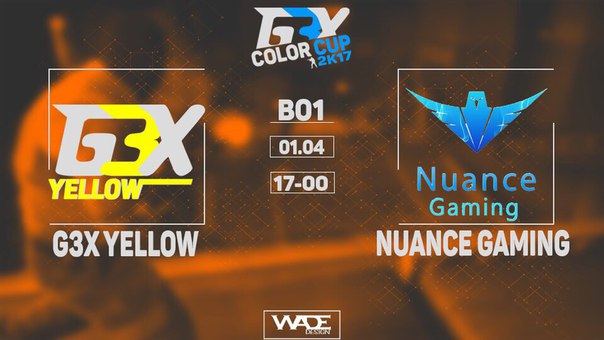 Матчи турнира G3X color cup!