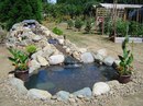 Как сделать прудик с водопадом.