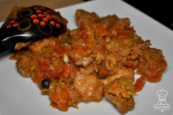СВИНИНА С ОВОЩАМИ В МУЛЬТИВАРКЕ!