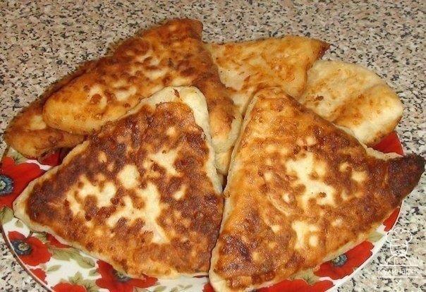 Сырные лепёшки на скорую руку.