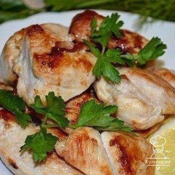 Диетическое куриное филе в лимонной глазури 