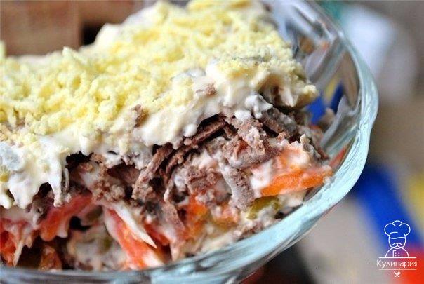 Салат слоёный 