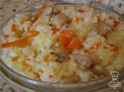 Плов с курицей.