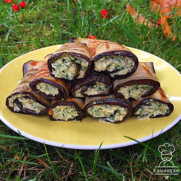 БАКЛАЖАНЫ С ГРЕЦКИМИ ОРЕХАМИ 