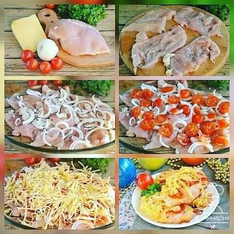 Kуpиныe гpудки по-французcки