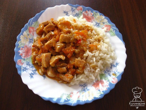 ГУЛЯШ ИЗ СВИНИНЫ С РИСОМ В МУЛЬТИВАРКЕ