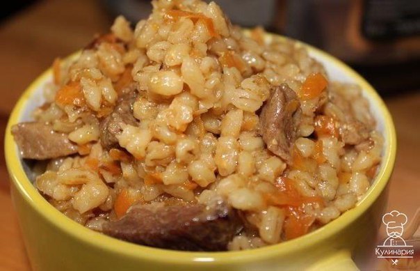 Как вкусно приготовить перловку с мясом