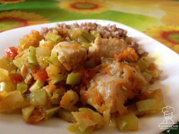 КУРИЦА С ОВОЩАМИ В МУЛЬТИВАРКЕ!
