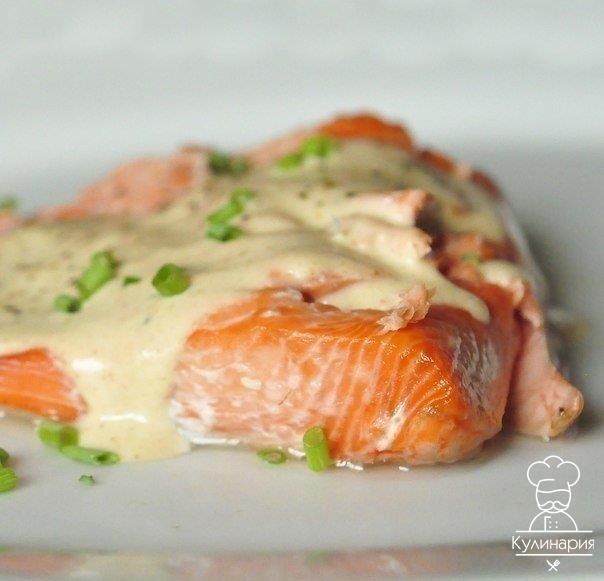 Запеченные стейки семги