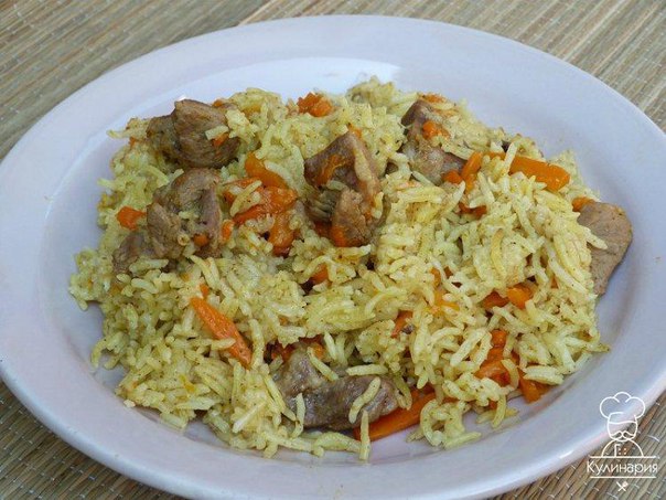 Плов со свининой в мультиварке 