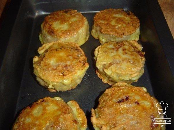 Зразы с сырной начинкой. 