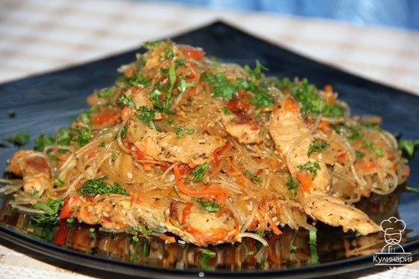 МЯСО С ФУНЧОЗОЙ В МУЛЬТИВАРКЕ