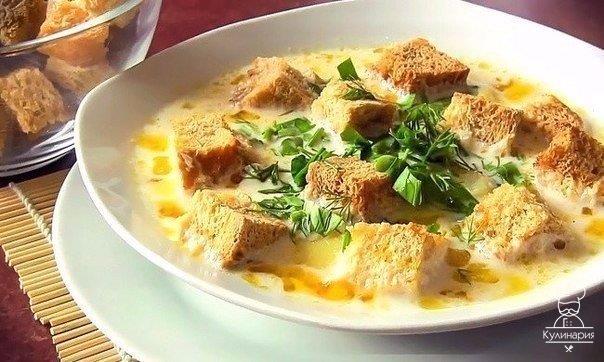 Сырный супчик на скорую руку 