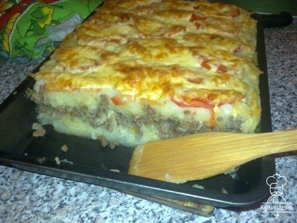 Картофельная запеканка с фаршем