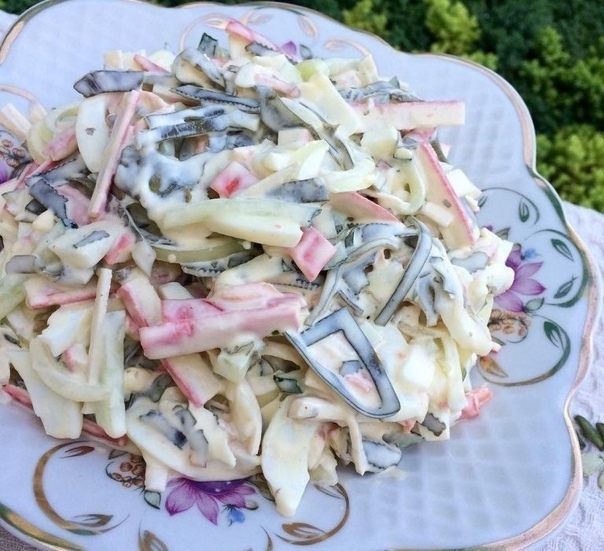 САЛАТ ИЗ МОРСКОЙ КАПУСТЫ 