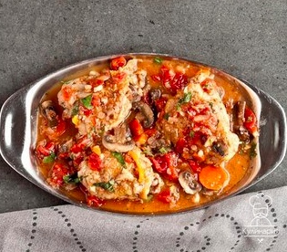 Куриные бедрышки по-охотничьи