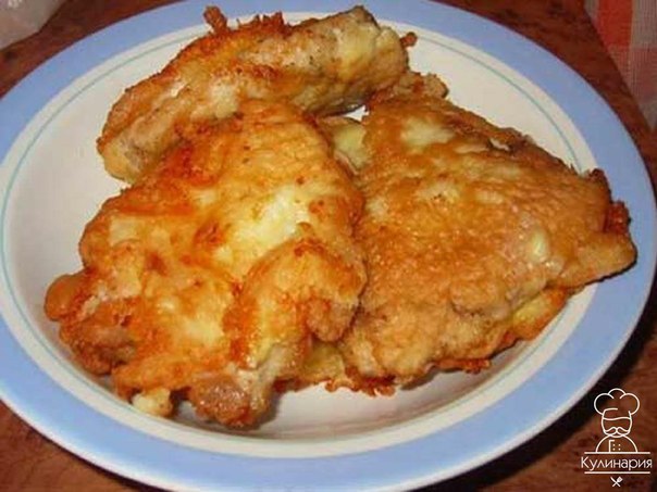 Отбивные в сырном кляре в мультиварке.