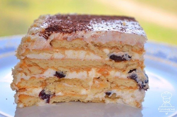 ТОРТ БЕЗ ВЫПЕЧКИ ИЗ ПЕЧЕНЬЯ 