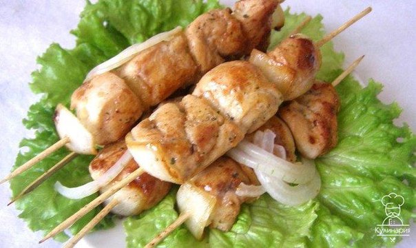 Шашлык из курицы в мультиварке.