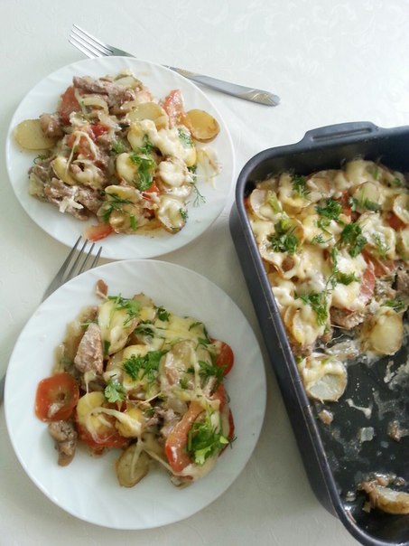 МЯСО ПО-ФРАНЦУЗСКИ 