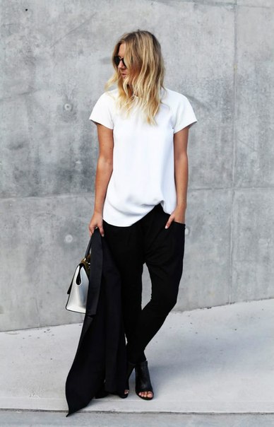 Black and white