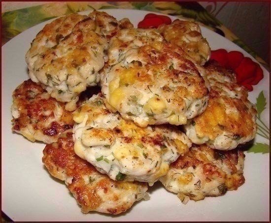 Рубленые куриные котлеты 