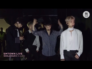 The behind the scenes of SMTOWN LIVE WORLD TOUR VI in DUBAI