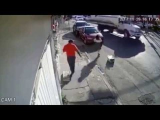CCTV Captures 'Strange Force' Knocking A Girl To The Ground
