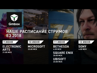Конференция Microsoft на E3 2018 с комментариями Gmbox на русском языке
