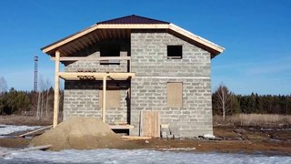 Дом из арболита 130 кв.м 8,5х9