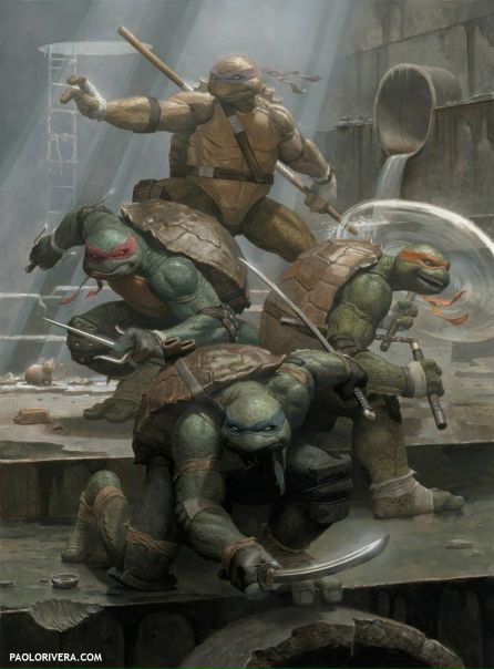 #TMNT by #PaoloRivera